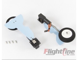 Flightline 1.1M La-7 Electric Retract Main Landing Gear Set